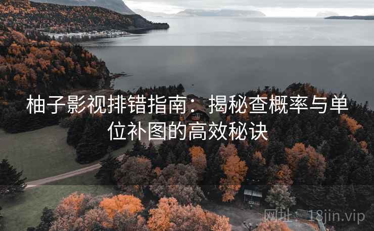 柚子影视排错指南:揭秘查概率与单位补图的高效秘诀 柚子影视排错指南:揭秘查概率与单位补图的高效秘诀